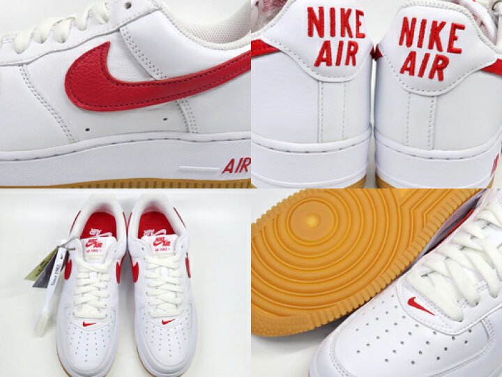楽天市場】NIKE AIR FORCE 1 LOW RETRO ナイキ エア フォース 1 白赤 