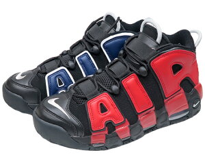 NIKE AIR MORE UPTEMPO f96 iCL GA A Abve| BLACK/UNIVERSITY RED/NAVY ԃlCr[ Ae