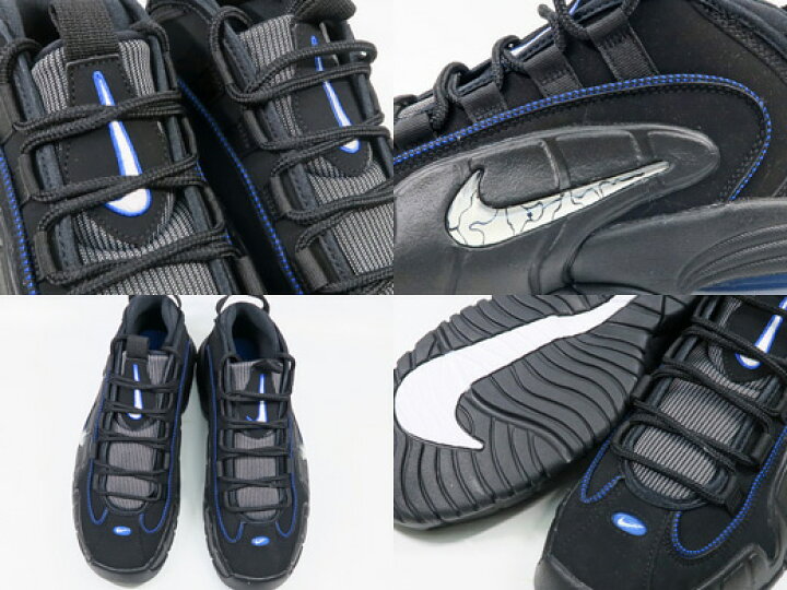 楽天市場】NIKE AIR MAX PENNY BLACK/METALLIC SILVER-VARSITY ROYAL 