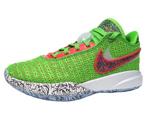 NIKE LEBRON XX 20 GS GREEN APPLE/REFLECT SILVER iCL u 20 O[Abv NX}X WF[Y 23`25cm