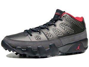 �S���t�V���[�Y NIKE AIR JORDAN 9 G GOLF �i�C�L �G�A �W���[�_��9 BLACK/CHARCOAL GREY �� �S���t�V���[�Y