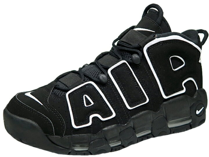 楽天市場】NIKE AIR MORE UPTEMPO BLACK/WHITE 黒白 モアテン ナイキ 