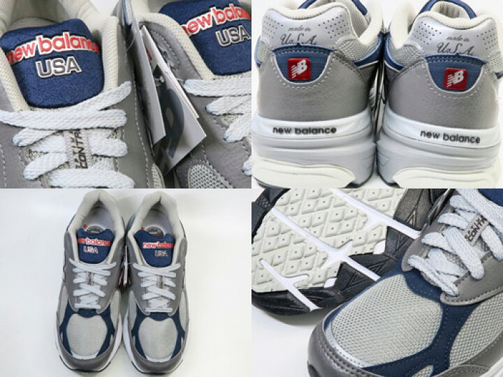 楽天市場】NEW BALANCE M990GJ3 ニューバランス MADE IN USA GREY/NAVY 