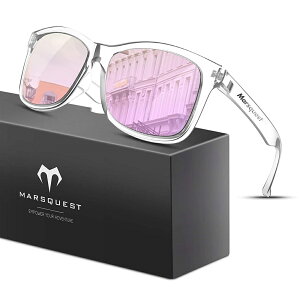 �y���������}���\����20%OFF�N�[�|���z�y�݌ɂ��葦�[�zMARSQUEST �Ό��T���O���X �E�F�����g���^ UV400���O�� ���ˌ� ���� �O���A�J�b�g �����h�~ �R�Ռ� ���]�� �h���C�u �����j���O �ނ� ����