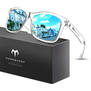 �y���������}���\����20%OFF�N�[�|���z�y�݌ɂ��葦�[�zMARSQUEST �Ό��T���O���X �E�F�����g���^ UV400���O�� ���ˌ� ���� �O���A�J�b�g �����h�~ �R�Ռ� �h���C�u �����j���O �ނ� �o�R �g���b