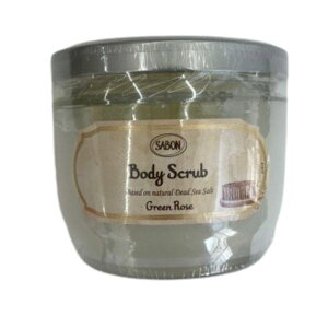 サボン ボディスクラブ グリーンローズ 600g SABON 並行輸入品 1個 送料無料 スクラブ バスタイム バスソルト お風呂 ボディケア スキンケア