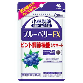 小林製薬 ブルーベリーEX 60粒/30日分 ビルベリー果実エキス配合食品 送料無料