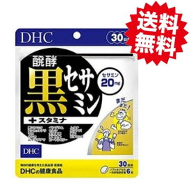 DHC 醗酵黒セサミン+スタミナ 30日分 180粒 1袋 ディーエイチシー サプリメント 黒ゴマ セサミン 黒ニンニク マカ 粒タイプ