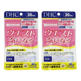 DHC ウエスト 気になる 30日分 60粒 2個セット 機能性表示食品 サプリメント ディーエイチシー 送料無料