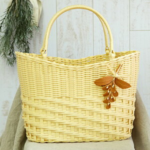 手芸キット コサージュ付き楕円底バッグ H360-246 エコクラフト ハマナカ エコ素材