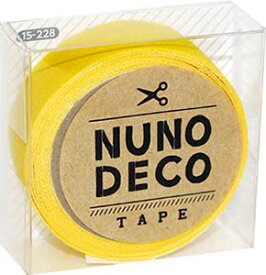 ヌノデコテープ　つみきのきいろ　1.5cm×1.2m15-227　KAWAGUCHI