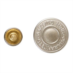 ボタン ジーンズタックボタン マットシルバー 17mm SUN15−25  ジーンズボタン/補修/ハンドメイド/手作り/【SUN商品】