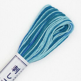 刺し子糸　オリムパス20m入り　ミックス　色番：72