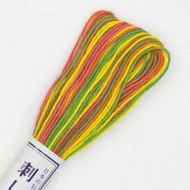 刺し子糸　オリムパス20m入り　ミックス　色番：71