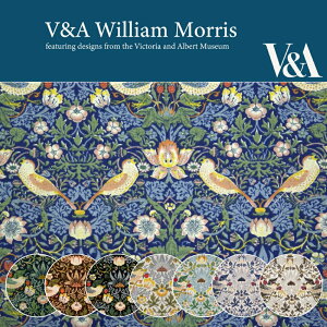 EBAX "StrawberryThief" D_ V[`O ny30cmȏ10cmPʁzy2m܂Ń[։zV&A Arts and Crafts William Morris Rbg100 108cm  VA10001