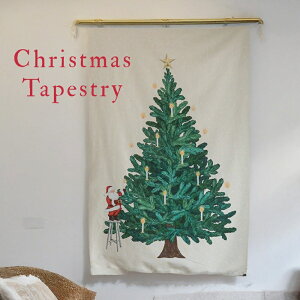 NX}X ^yXg[ Ǌ| z wT^Ƃ݂̖؁x yJbgNX 110cm×70cmz pln Christmas   fBXvC