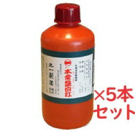 【第3類医薬品】本常盤白紅(ほんときわしろべに)600ml　5本セット腰痛　打撲　捻挫　肩こり　関節痛　筋肉痛　筋肉疲労　しもやけ　外用消炎鎮痛薬　シロベニ　塗り薬　鹿児島の土産　ギフト