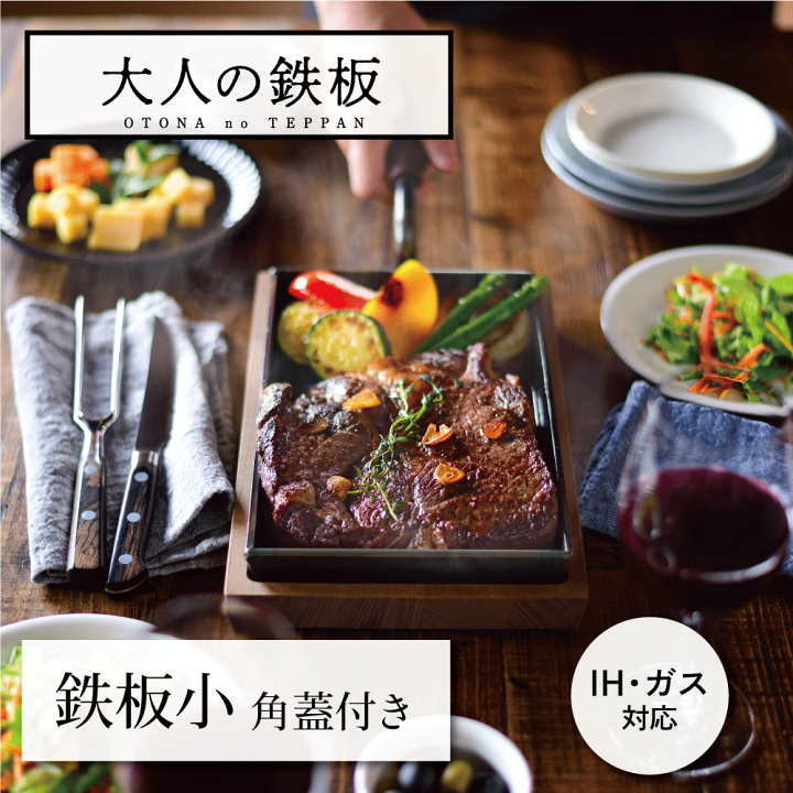 楽天市場】【100円クーポン有】大人の鉄板 蓋付き 鉄板 鉄 極厚鉄板