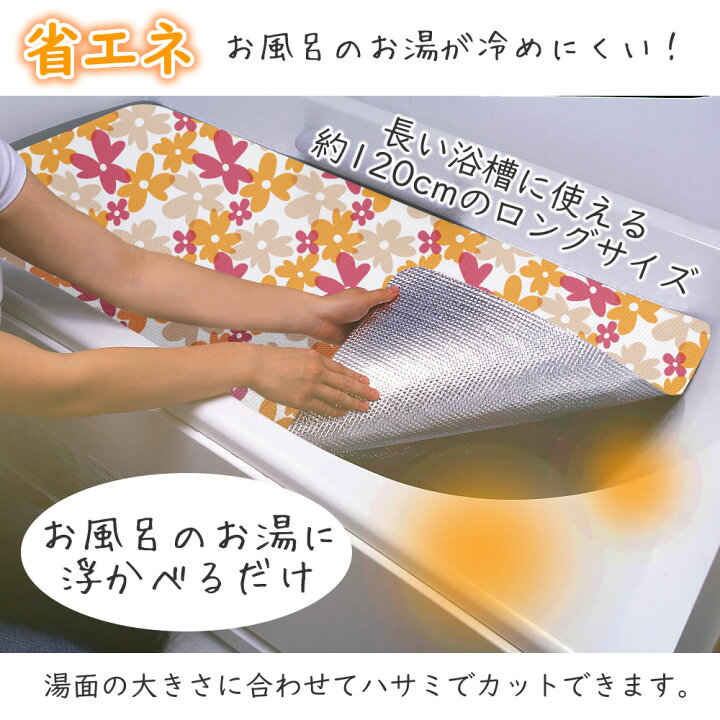 市場 雑誌掲載商品 お風呂のアルミ保温シート Bw 018 省エネ