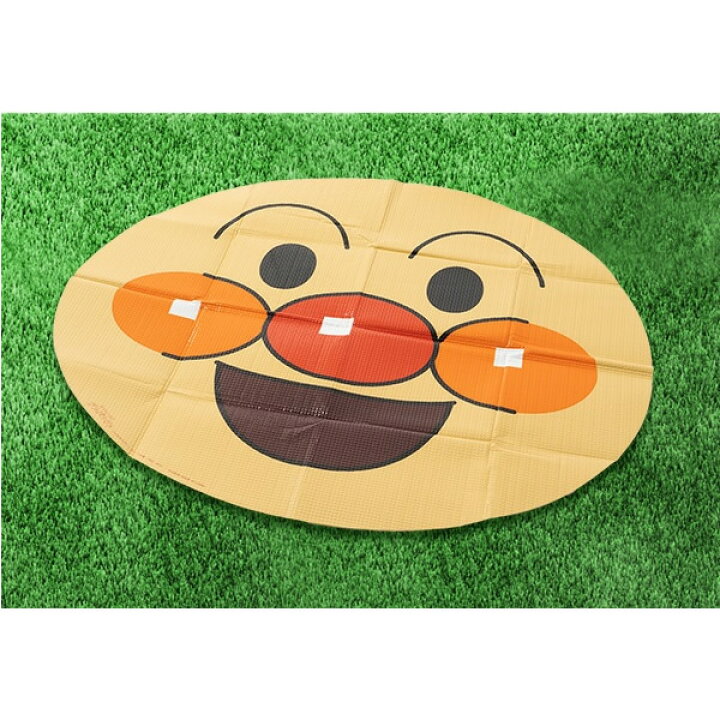 楽天市場 5 オフクーポンあり アンパンマンおおきな顔型ふんわりレジャーシート あんぱんまん かわいい顔型 やわらかい 座り心地 防水 防湿 遠足 運動会 レジャー キャラクター アウトドア キャンプ Gw まるモール 楽天市場店