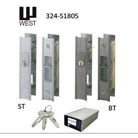 ウエスト 324-S1805 万能引違戸錠 WEST CL770 CL-770 ピンシリンダー