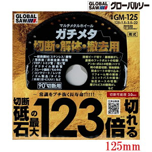 �y4���܂Ńl�R�|�X�Ή��\�z���g���L �O���[�o���\�[�@�K�`���^��125mm×1.5×3.5×22GM-125�y�ؒf�E��́E�P�����z
