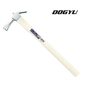 【受注生産】土牛（DOGYU）ステンレス　本職用木柄かりわく鎚［技］（小）450mmすべり無(03213）すべり止（03214）仮枠ハンマー