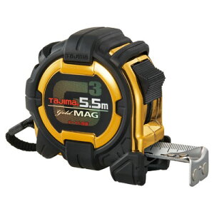 タジマツールG3ゴールドロック マグ爪25mm-5.5m(GIIIゴールドロック)G3GLM25-55BL(メートル目盛)スチールテープ ロックタイプ【コンベ・スケール】