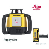 ライカ　回転レーザーレベルRUGBY(ラグビー)610【本体+受光器Rod Eye 160】ラグビー610