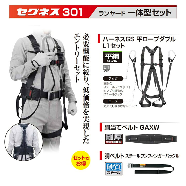 楽天市場】【在庫あり】TAJIMA タジマツールセグネス301セット 