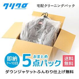 クリーニング 宅配【送料無料】5点まで詰め放題 ダウンジャンパー制限ナシ♪【抗菌加工標準】【衣類/スキーウエア クリーニング】