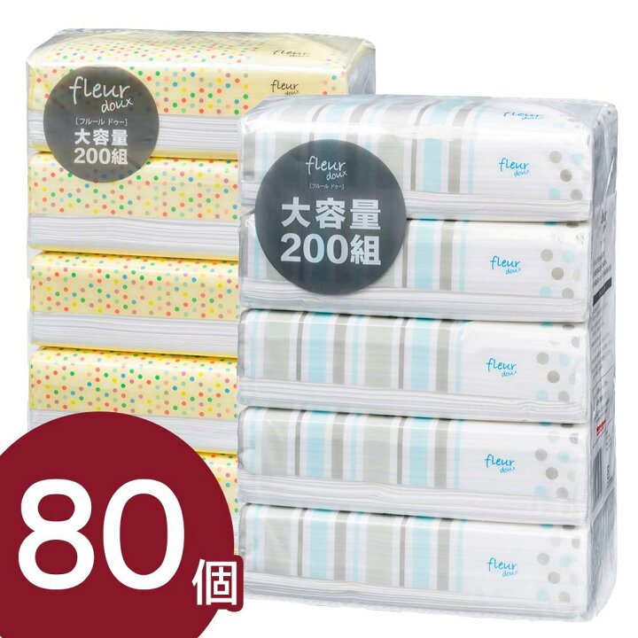 楽天市場】【5個×16Pまとめ買い】【大容量】ソフトパックティッシュ 箱 