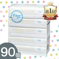 ** 大人気商品 ** ＼ 90個 ( 5個 × 18パック ) 150組 ( 300枚 ) ／ ティッシュペーパーフルールソフトパ…