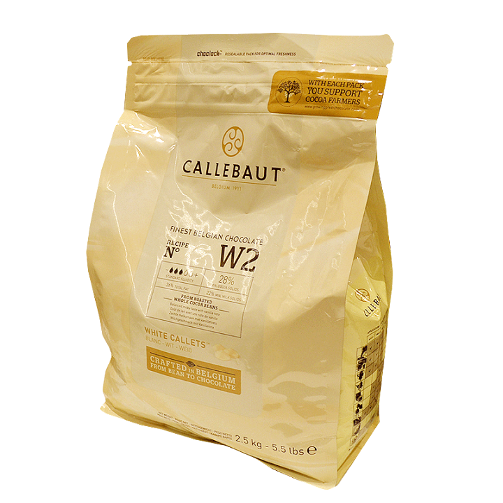 Callebaut ホワイトチョコレート 2.5kg×5袋 【公式通販】
