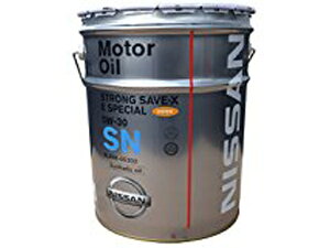 NISSAN Y GWIC XgOZ[uX EXyV SN 5W-30 w 20L@20bg KLAN6-05302
