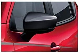 純正アクセサリー マツダ MAZDA2 DJ H31.7〜 ドアミラーガーニッシュ ブリリアントブラック D23PV3650PZ