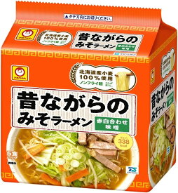 マルちゃん　昔ながらのみそラーメン　5食×6袋入　30食入