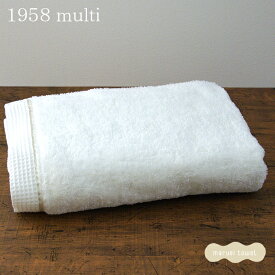 今治タオル バスタオル 1958 マルチ シャワータオル（大判 バスタオル） 約140cm×73cm （ GIZA92 使用 白 無地 最高級の綿 綿100% 上質 高級 ふわふわ 極上 柔らか おしゃれ ギフト 今治浴巾 国産 日本製）