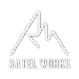 RATELWORKS ラーテルワークス ステッカー正方形　デカール シール 切り文字 カッティング(RWS0029)