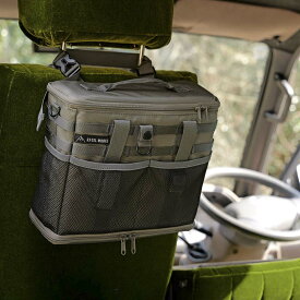 HEAD REST COOLER BAG（ヘッドレストソフトクーラーバッグ）RATELWORKS ラーテルワークス 保冷バッグ クーラーバッグ ヘッドレスト 車 カー用品 アウトドア 保冷 保温 折りたたみ (RWS0332)
