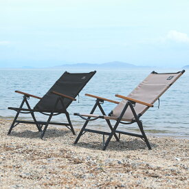 STORAGE COMPACT RECLINING CHAIR HB（ストレージコンパクトリクライニングチェアハイバッグ） RATELWORKS ラーテルワークス チェア キャンプ アウトドア バーベキュー BBQ 天然木 タフ アルミチェア コンパクト 収納 (RWS0145)