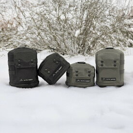 OD缶カバー THERMO SHIELD（サーモシールド）RATELWORKS ラーテルワークス ガス缶 キャンプ 冬 雪 OD缶 保護カバー 保護ケース 遮熱 アルミ蒸着フィルム ブラック グレー グレージュ（RWS0329）