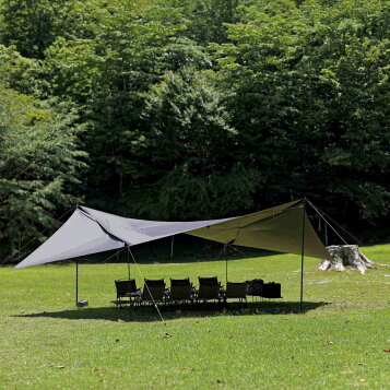 楽天市場】icamp(アイキャンプ) ソロタープ tarp one ペンタゴン タープ 軽量2kg ポール2本付 3.8m×3.8m 紫外線カット  耐水圧3000mm ソロキャンプ (アイキャンプ ゴールド) 日除け 遮光 UV加工 撥水 (ゴールド) : ZAKKA Plaza 楽天市場店