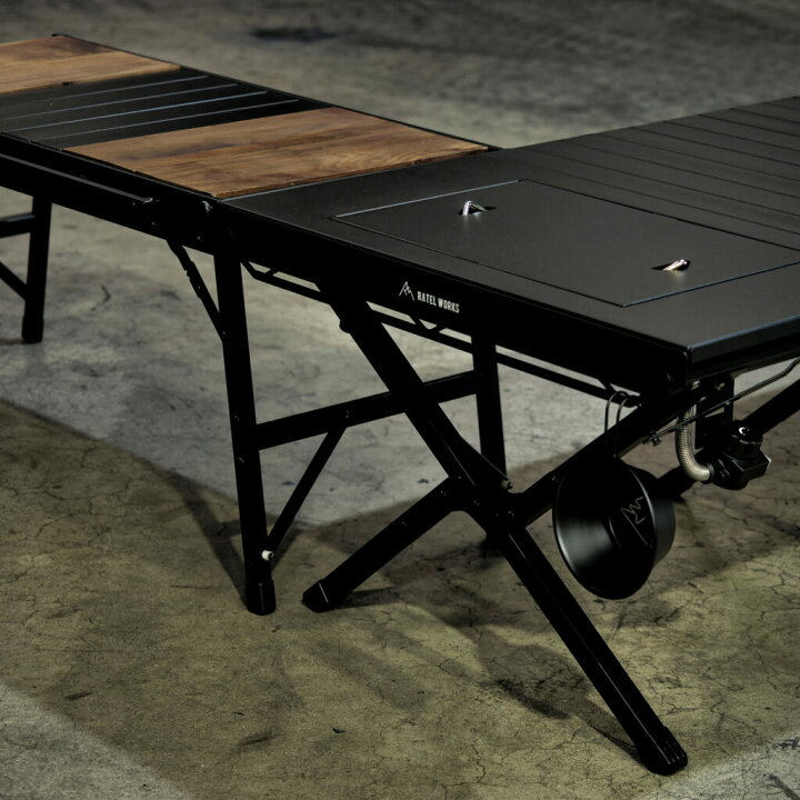 楽天市場】ウッドパネルテーブル120 WOOD PANEL TABLE120 RATELWORKS 