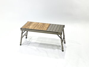 ウッドパネルテーブル WOOD PANEL TABLE RATELWORKS ラーテルワークス ウッドテーブル キャンプ アウトドア バーベキュー BBQ 天然木 タフ アルミテーブル コンパクト 収納 (RWS0043)