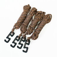 ガイロープ Guy rope RATELWORKS ラーテルワークス パラコード ロープ 4mm 4m 4本入 テントロープ キャン…
