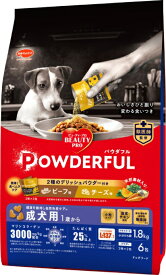 ビューティープロ　ドッグ　パウダフル　成犬用　ビーフ味・チーズ味パウダー付き