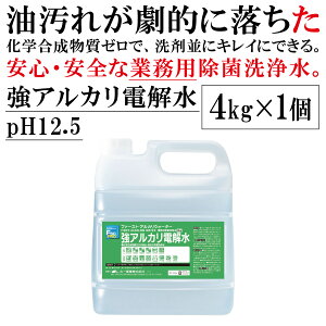  (ꕔL) QgQgꂪIɗ Ɩp AJd pH12.5 Y t@[XgEAJEH[^[ 4kg×1 AJ ܂̑֕i (  Ɩp ̑֕i) 