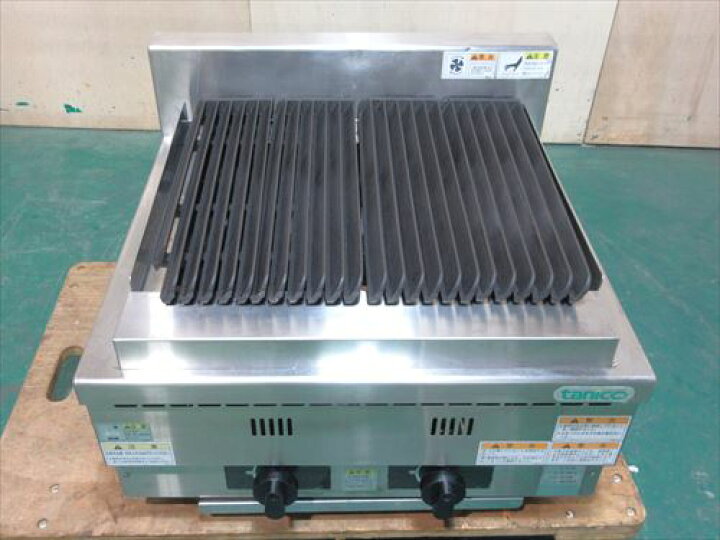 タニコー ハースグリラー N-TGH-60中古 ハースグリラー タニコー N-TGH-60 幅600 奥行600 高さ300 都市ガス 送料別途見積 業務用 飲食店 店舗 厨房機器 グリラー 焼物器 業務用グリラー 業務用焼物器 業務用グリラー
