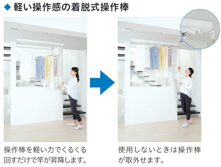 楽天市場】室内用ホスクリーン 昇降式操作棒タイプ URB-L 1800mm 川口 